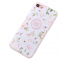 Husa TPU OEM Peach Blossom pentru Apple iPhone 7 / Apple iPhone 8, Multicolor, Bulk 