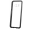 Husa Aluminiu OEM Magnetic Frame Hybrid cu spate din sticla pentru Samsung Galaxy S8 G950, Neagra, Bulk 