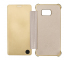 Husa Plastic OEM Clear Book pentru Samsung Galaxy S7 edge G935, Aurie, Bulk 