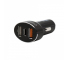 Incarcator Auto cu cablu MicroUSB - USB Tip-C Tellur Quick Charge 3.0, 3 x USB, Negru, Blister TLL151051 