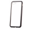 Husa Aluminiu OEM Magnetic Frame cu spate din sticla pentru Apple iPhone 7 Plus / Apple iPhone 8 Plus, Aurie - Neagra, Bulk