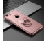 Husa Plastic AIQAA Bear Ring pentru Apple iPhone 7 / Apple iPhone 8, Roz, Bulk 