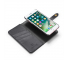 Husa Piele DG.MING Wallet Card Slots Stand pentru Apple iPhone 7 / Apple iPhone 8, Neagra, Bulk 