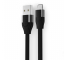 Cablu Date si Incarcare USB la Lightning Joyroom U-Shape S-M359, 1 m, Negru, Blister 