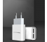 Incarcator Retea USB Totu Design CACA-012, 2 X USB, 2.4A, Alb, Blister 