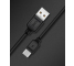 Cablu Date si Incarcare USB la USB Type-C XO Design NB36 2.1A, 1 m, Negru, Blister 