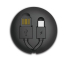 Cablu Date si Incarcare USB la USB Type-C Remax RC-099A Cutebaby, Retractabil, 1 m, Negru, Blister 