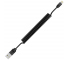 Cablu Date si Incarcare USB la Lightning Remax RC-117i Radiance Pro, Spiralat, 1 m, Negru, Blister 