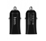 Incarcator Auto USB HOCO Elite Z12, 2 X USB, Negru, Blister 