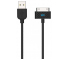 Cablu Date si Incarcare USB la A30 pini iGO PS00300-0002, Negru, Bulk 