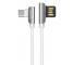Cablu Date si Incarcare USB la USB Type-C HOCO U42 L Shape, 1.2 m, Alb, Blister 