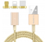 Cablu Date si Incarcare USB la Lightning - USB la MicroUSB - USB la USB Type-C Floveme 3 in 1, 2.4A, 1 m, Auriu, Blister 