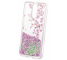 Husa TPU Vennus Liquid Flower 1 pentru Huawei Mate 10 Lite, Multicolor - Transparenta, Bulk 