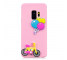 Husa TPU OEM Bicycle and Balloon pentru Samsung Galaxy S9 G960, Multicolor, Bulk 