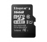 Card Memorie MicroSDHC Kingston, 16Gb, Clasa 10 - UHS-1 U1, Blister SDCS/16GBSP
