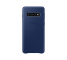 Husa Piele Samsung Galaxy S10 G973, Leather Cover, Bleumarin, Blister EF-VG973LNEGWW 