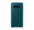 Husa Piele Samsung Galaxy S10+ G975, Leather Cover, Turquoise EF-VG975LGEGWW