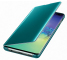 Husa Plastic Samsung Galaxy S10+ G975, Clear View, Verde, Blister EF-ZG975CGEGWW 