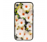 Husa TPU Vennus White Flower cu spate din sticla pentru Samsung Galaxy A7 (2018) A750, Multicolor, Bulk 