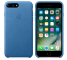 Husa piele Apple iPhone 7 Plus / Apple iPhone 8 Plus, Bleu, Blister MMYH2ZM/A 