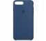 Husa Apple Pure Silicone Apple iPhone 8 Plus, Bleumarin, Blister MQH02ZM/A 