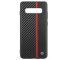 Husa Piele Tellur Carbon pentru Samsung Galaxy S10 G973, Neagra, Blister TLL121905 