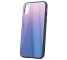 Husa TPU OEM Aurora cu spate din sticla pentru Samsung Galaxy J6 J600, Maro - Neagra, Bulk 