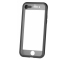 Husa Aluminiu OEM cu protectie full din sticla securizata pentru Apple iPhone 6 / Apple iPhone 6s, Neagra, Bulk 