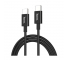 Cablu Date si Incarcare USB Type-C la USB Type-C HOCO X23, 1 m, Negru, Blister 