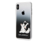 Husa Plastic Karl Lagerfeld Choupette Fun pentru Apple iPhone XS Max, Neagra - Transparenta, Blister KLHCI65CFNRCBK 