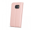 Husa Piele OEM Smart Look pentru Samsung J4 Plus (2018) J415, Roz Aurie, Bulk 