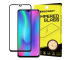 Folie Protectie Ecran WZK pentru Huawei Honor 10 Lite / Huawei P Smart (2019), Sticla securizata, Full Face, Full Glue, Neagra, Blister 