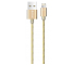 Cablu Date si Incarcare USB la Lightning DEVIA iWonder iOS/Android, 1.5 m, Auriu, Blister 