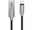 Cablu Date si Incarcare USB la Lightning DEVIA Storm 8-pin, 1 m, Negru, Blister 
