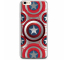 Husa TPU Marvel Captain America 014 pentru Huawei P20 Lite, Argintie, Blister 