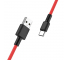 Cablu Date si Incarcare USB la USB Type-C HOCO Superior X29, 1 m, Rosu, Blister 
