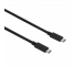 Cablu Date si Incarcare USB Type-C la USB Type-C Kit, 0.9 m, Negru, Bulk 