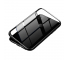 Husa Aluminiu Baseus Magnetic Frame Hybrid cu spate din sticla pentru Apple iPhone XR, Neagra, Blister WIAPIPH61-CS01 