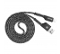 Cablu Date si Incarcare USB la Lightning Baseus Confidant Anti-break, 2A, 1 m, Negru, Blister CALZJ-A01 