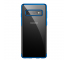 Husa TPU Baseus Shining pentru Samsung Galaxy S10 G973, Albastra - Transparenta, Blister ARSAS10-MD03 