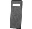 Husa Piele - Plastic OEM Business pentru Samsung Galaxy S10 G973, Neagra, Blister 
