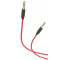 Cablu Audio 3.5 mm la 3.5 mm HOCO UPA11, 1 m, Rosu, Blister 