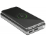 Baterie Externa Powerbank Trust Primo Thin, 8000 mA, 2 x USB, Cu incarcare wireless, Neagra