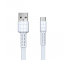 Cablu Date si Incarcare USB la USB Type-C Remax RC-116a, 2.4A, 1 m, Alb