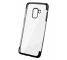 Husa TPU OEM Electro pentru Samsung Galaxy A10 A105 / Samsung Galaxy M10, Neagra - Transparenta, Bulk 