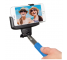 Selfie Stick KitVision cu declansator camera Bluetooth,  Albastru, Blister BTSSPHBL