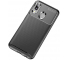 Husa TPU OEM Carbon Fiber Antisoc pentru Samsung Galaxy A20e, Neagra