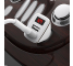 Incarcator Auto USB Borofone BZ11 Speed Map, 2.1A, Afisaj Led, Fast Charging, 2 X USB, Alb