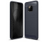 Husa TPU OEM Carbon pentru Samsung Galaxy A70 A705, Bleumarin