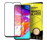 Folie de protectie Ecran WZK pentru Samsung Galaxy A70 A705, Sticla Securizata, Full Glue, Neagra
